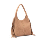 Coffee Fringe Handbag