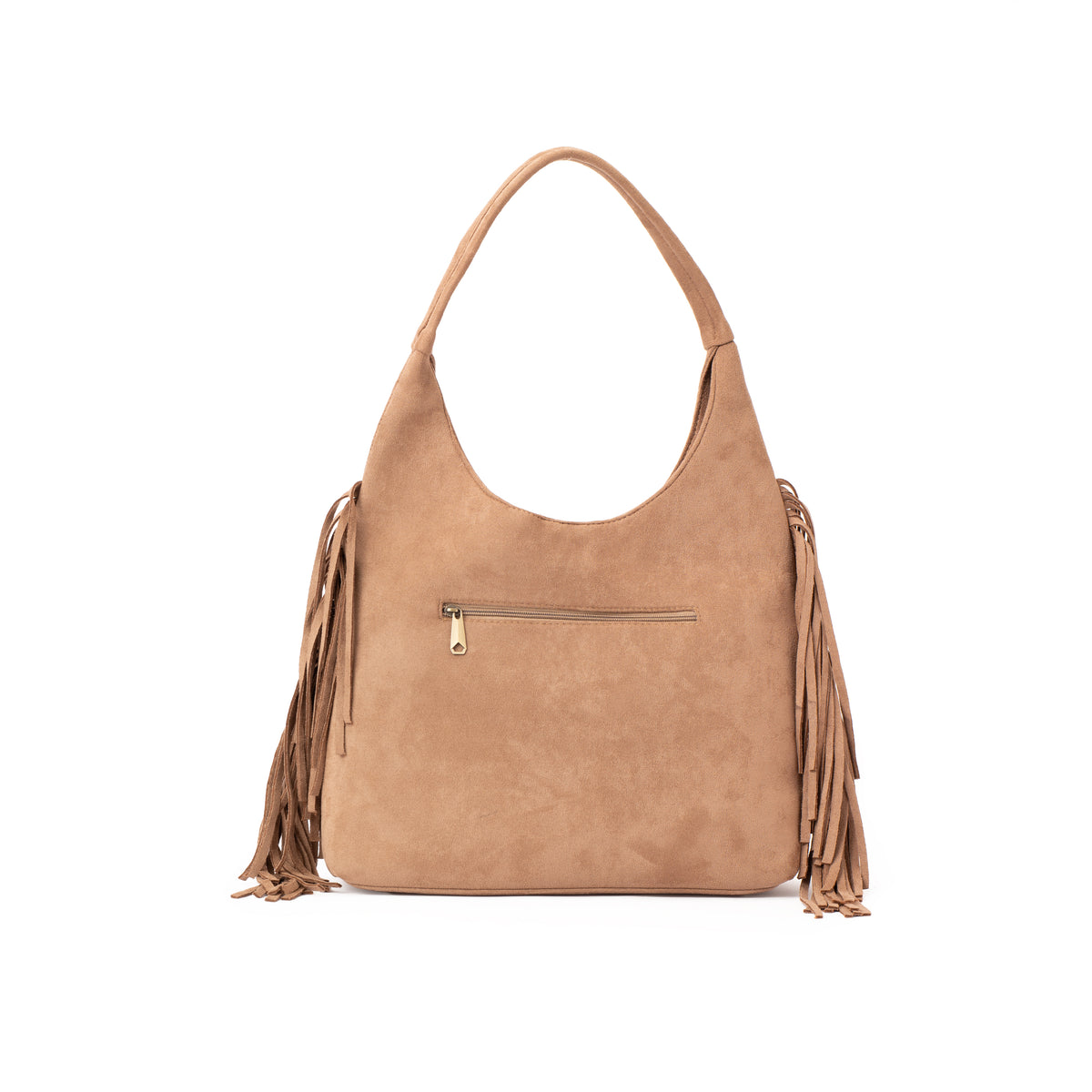 Coffee Fringe Handbag