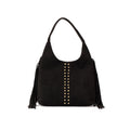 Black Fringe Handbag