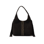 Black Fringe Handbag