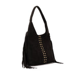 Black Fringe Handbag