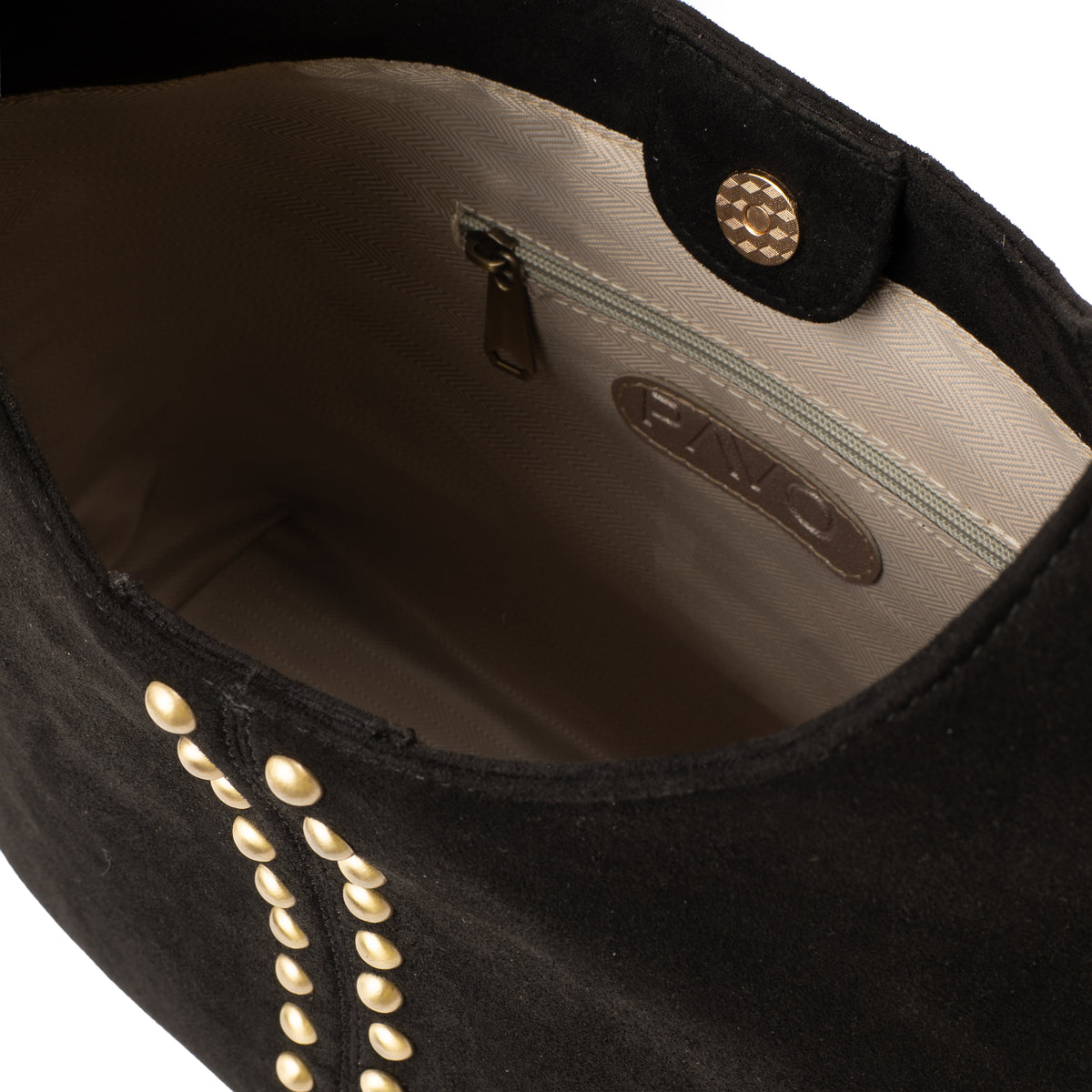 Black Fringe Handbag