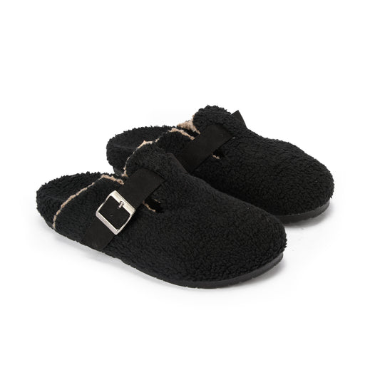 Black Snuggle mule