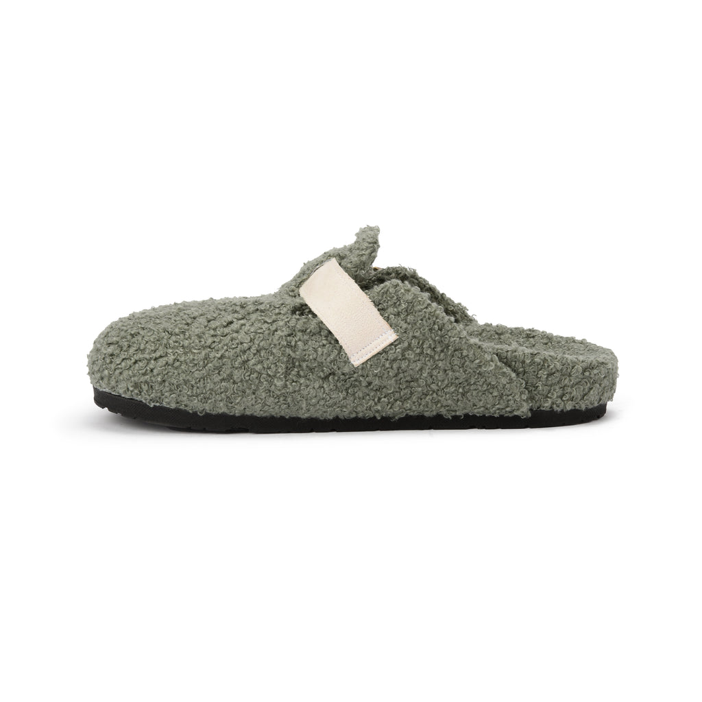 Olive Snuggle mule