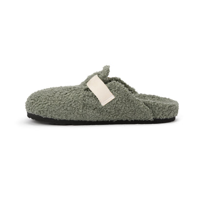 Olive Snuggle mule