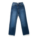 Navy Blue Double Waist Jeans
