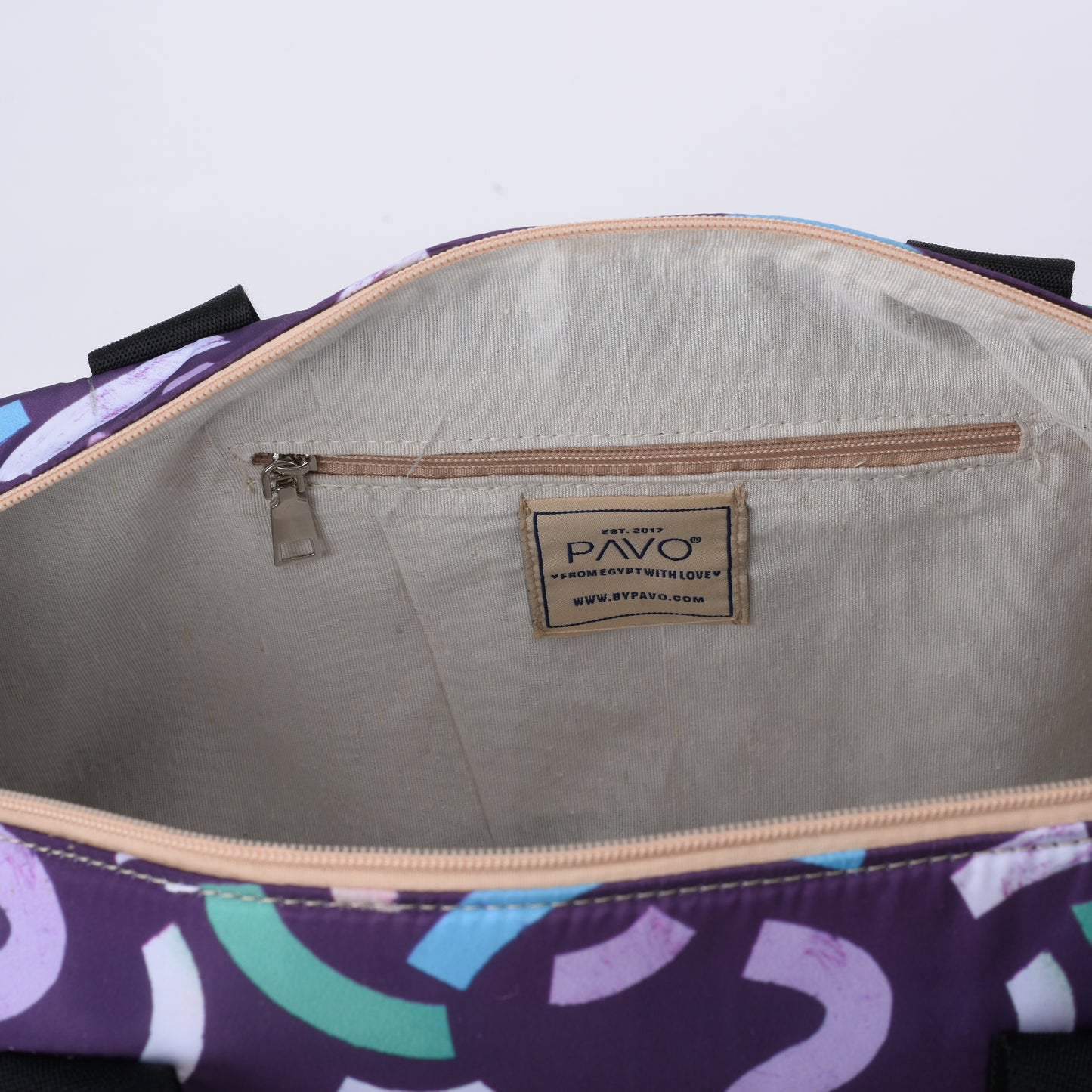 Purple Duffle bag