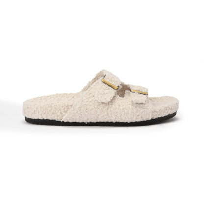 Beige Plush slipper