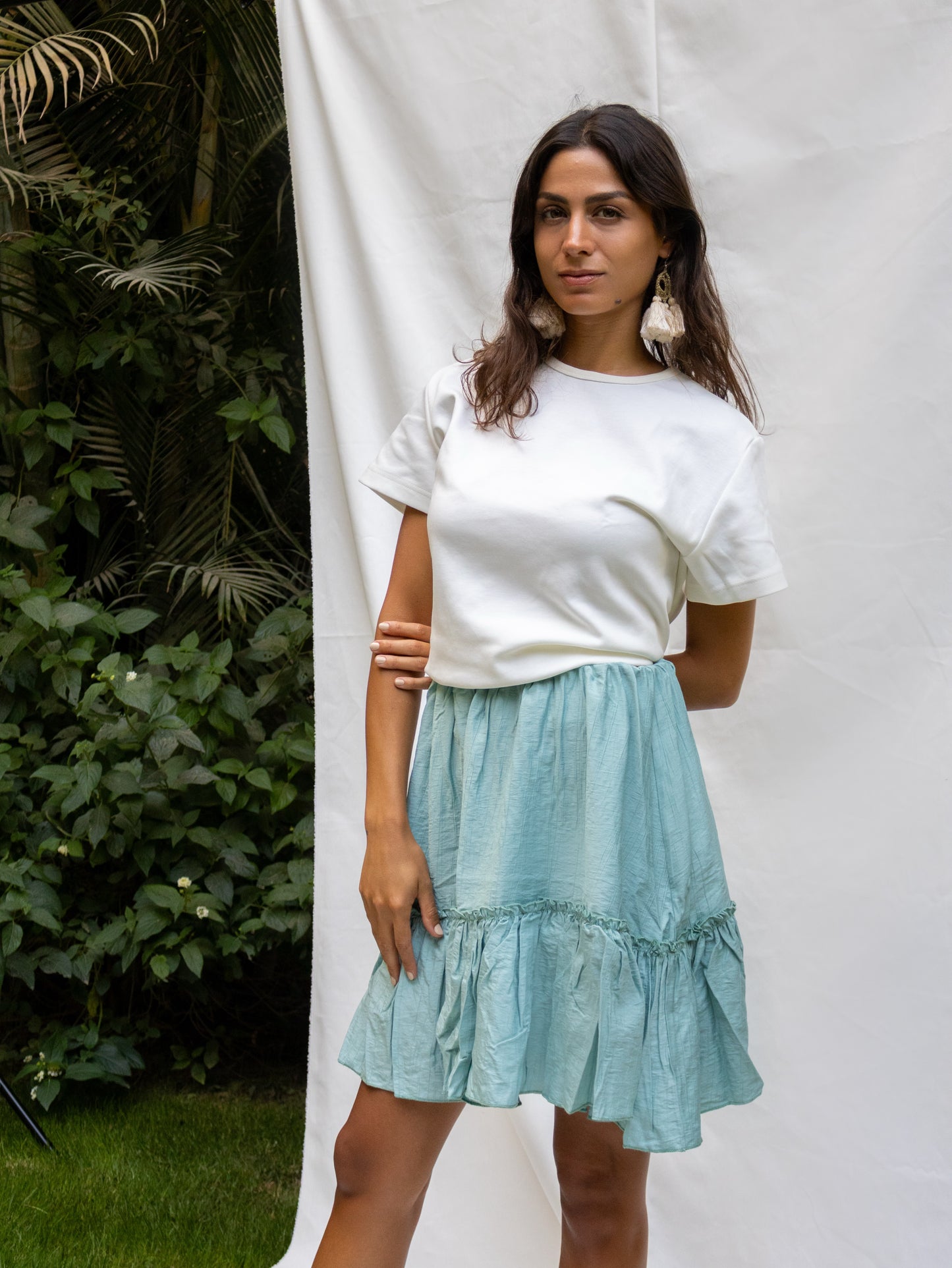 Mint Caroline Skirt