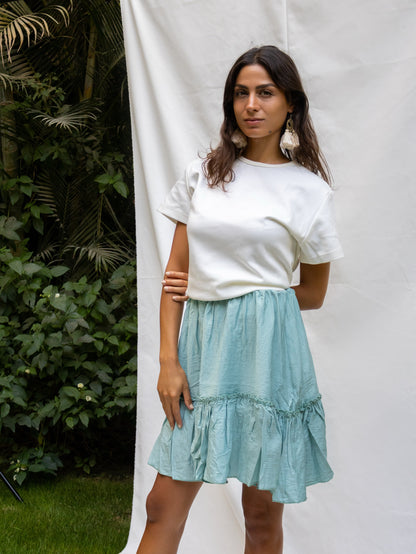 Mint Caroline Skirt