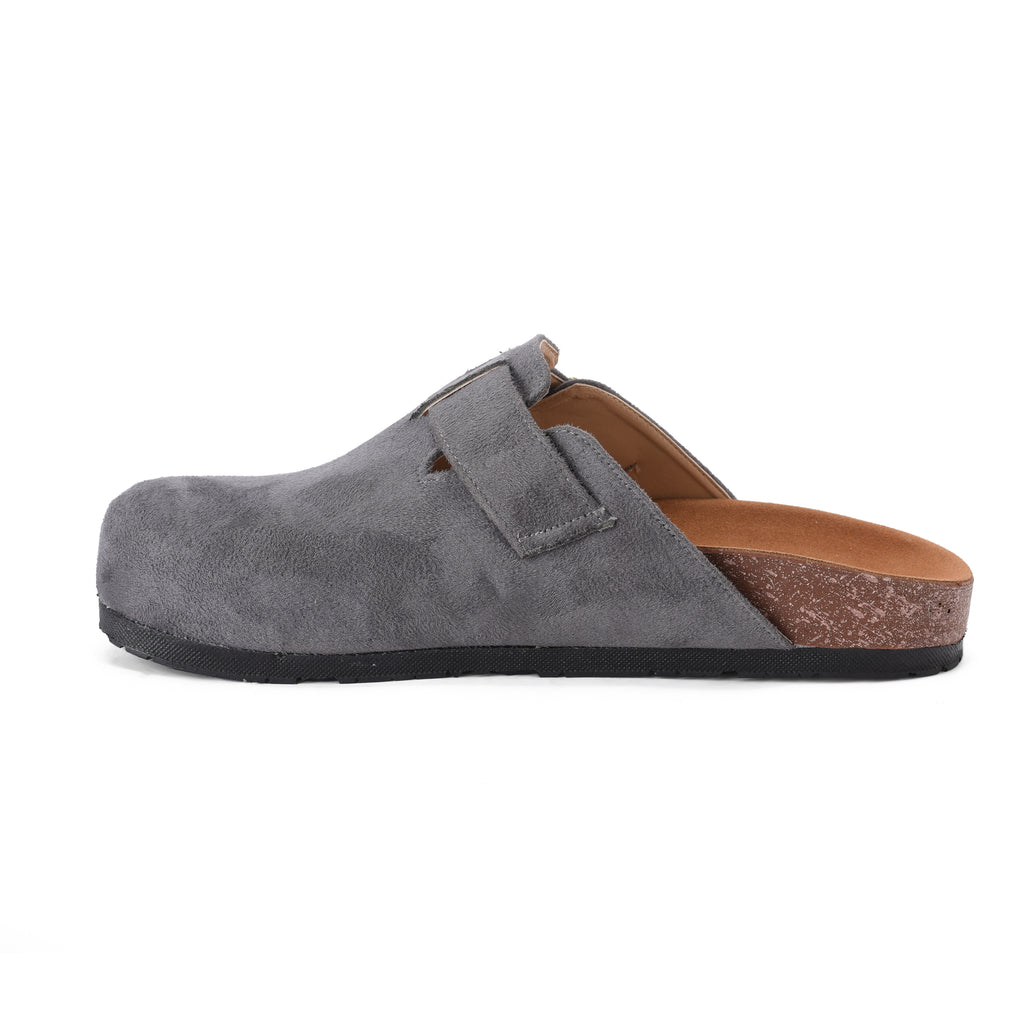 Grey suede Mule - PAVO Egypt