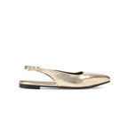 Gold Pointy Mules