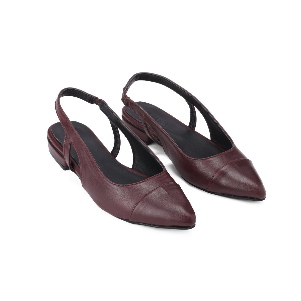 Pointy Burgundy Mules - PAVO Egypt