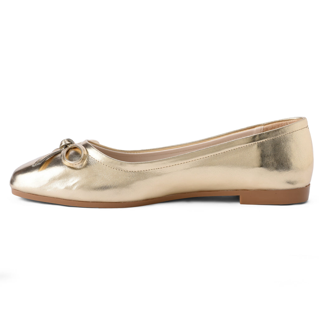 Gold Classic ballerina - PAVO Egypt