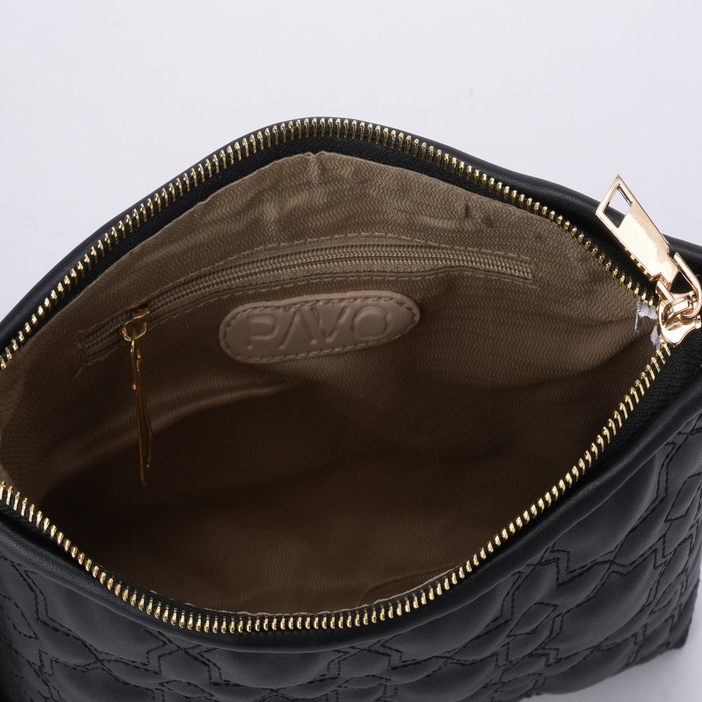 Black Mamluki Clutch - PAVO Egypt