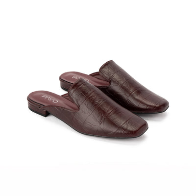 Burgundy Monaco Mule