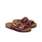 Burgundy Sand Slippers