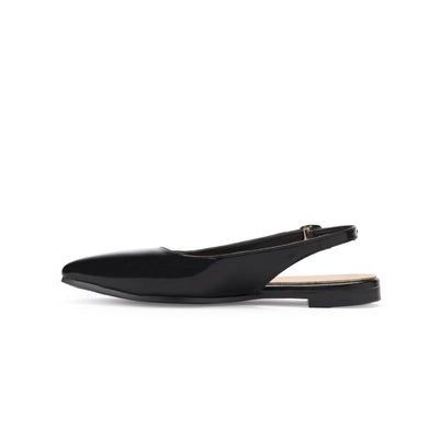 Black Pointy Mules