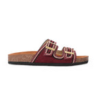 Burgundy Sand Slippers