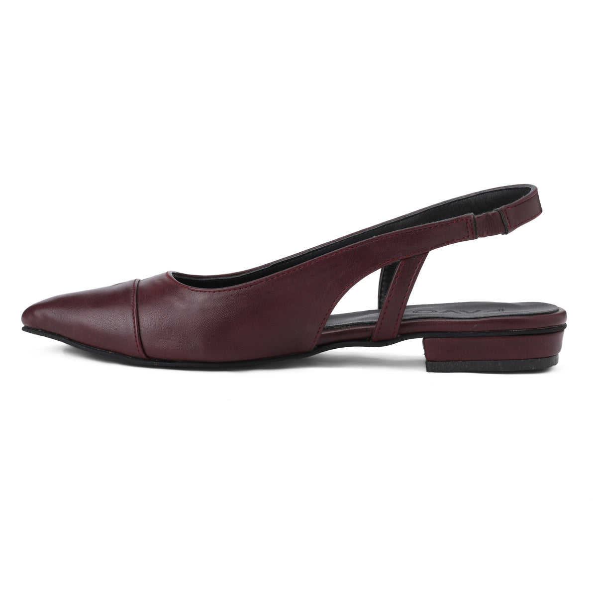 Pointy Burgundy Mules - PAVO Egypt
