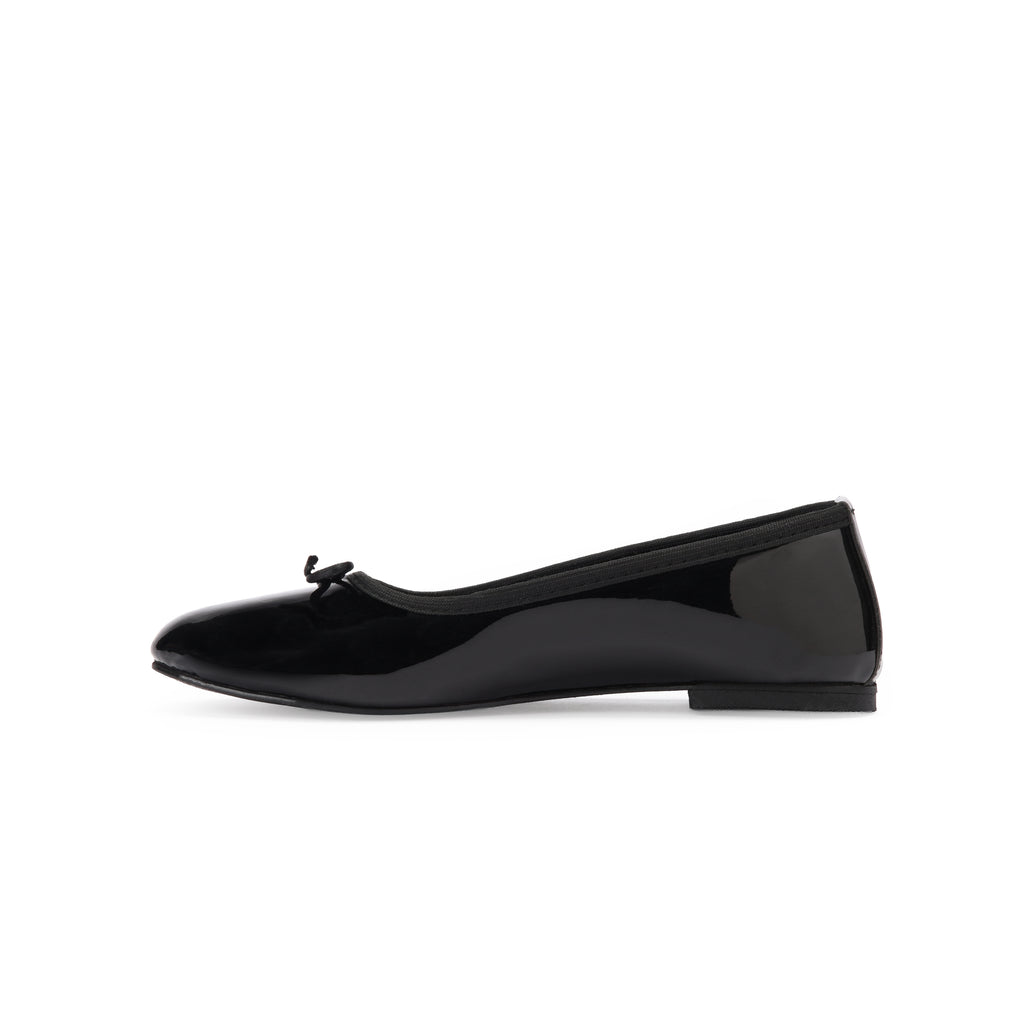 Black Metallic Ballerina
