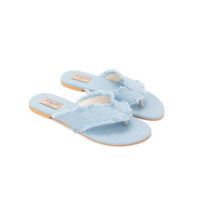 Baby blue Shore Slippers