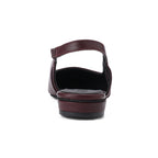 Pointy Burgundy Mules - PAVO Egypt