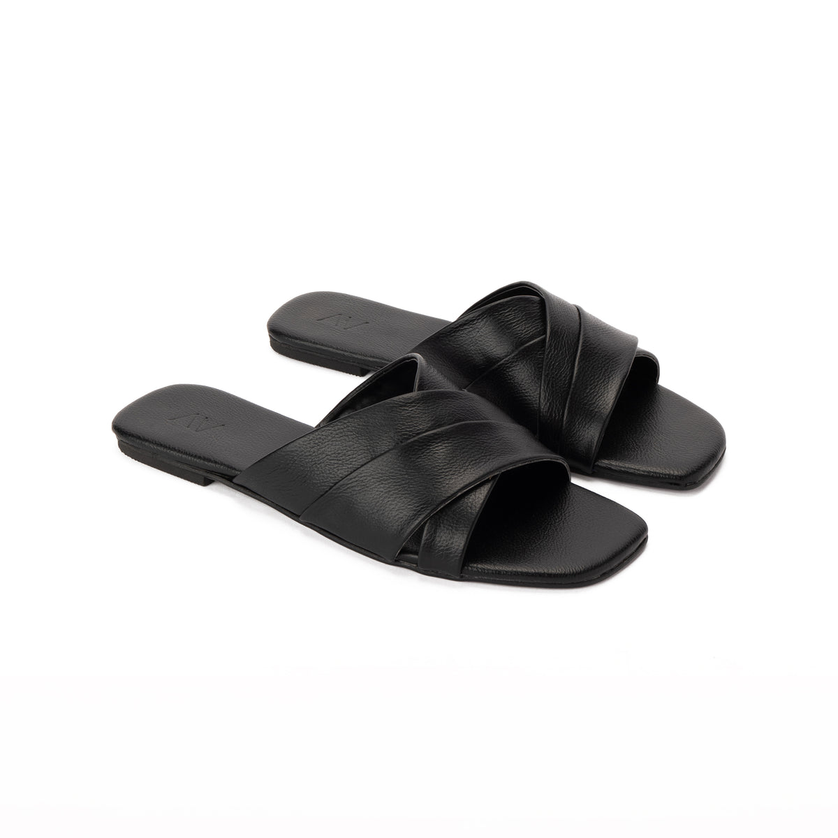 Black Elara Slipper