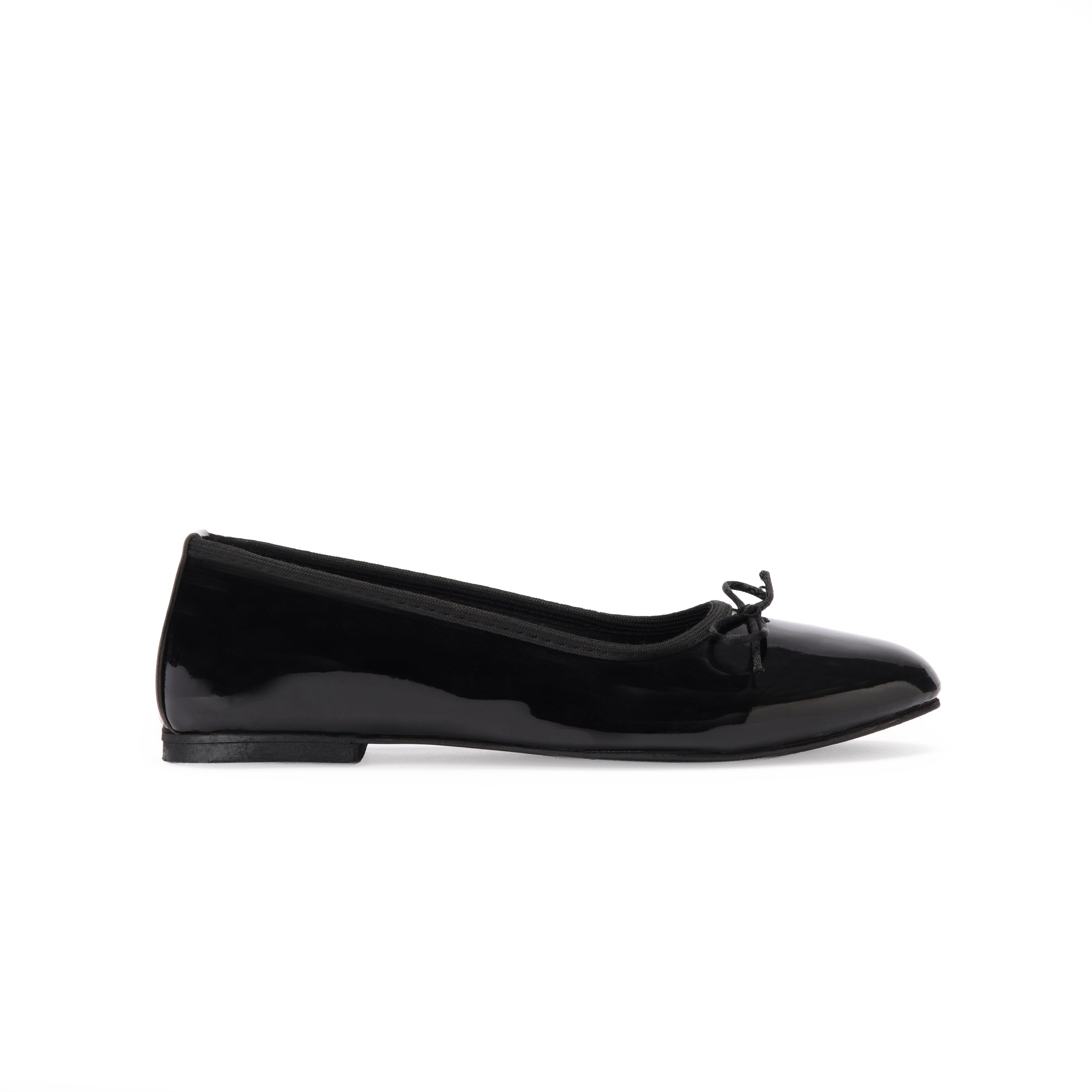 Black Metallic Ballerina
