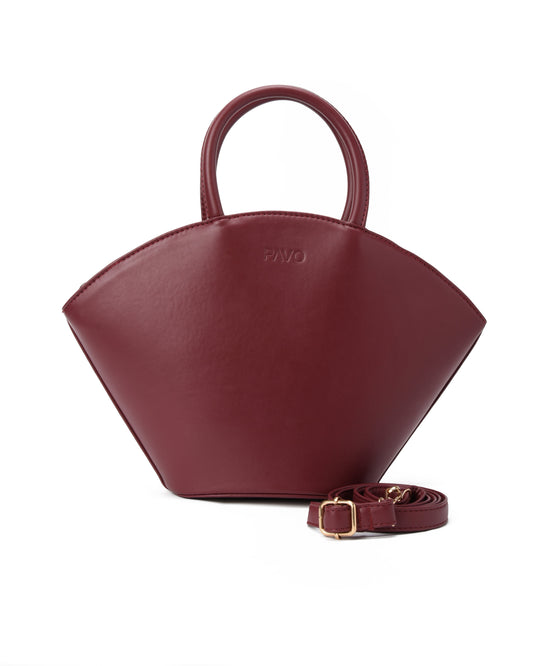 Arc Burgundy Handbag pavoegypt