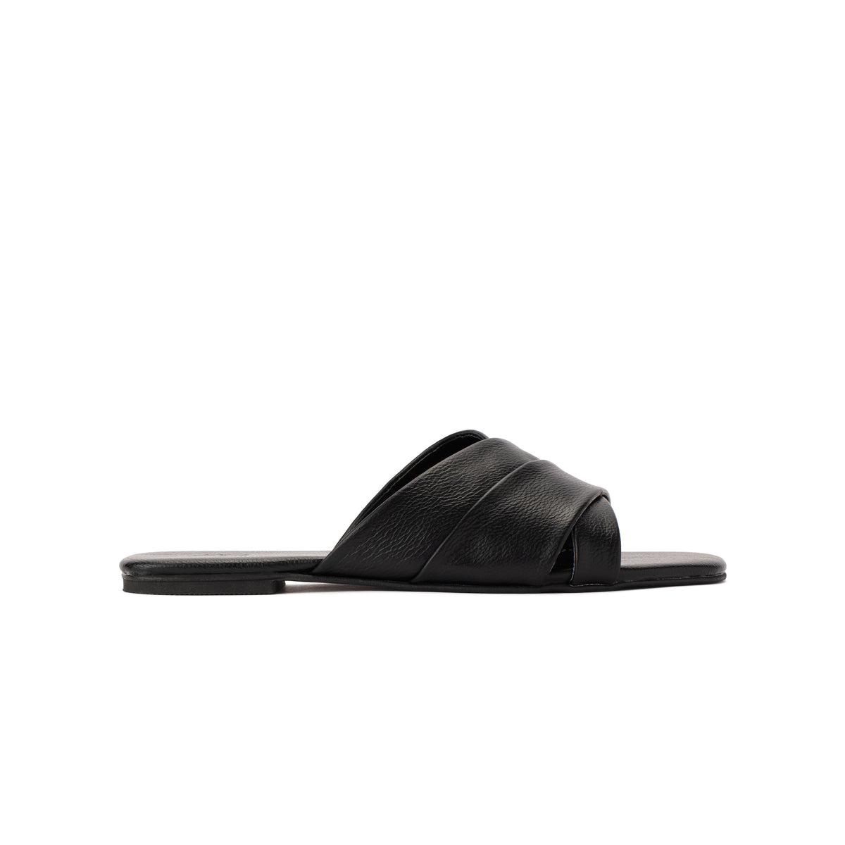 Black Elara Slipper