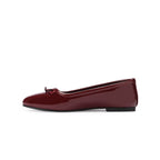 Burgundy Metallic Ballerina