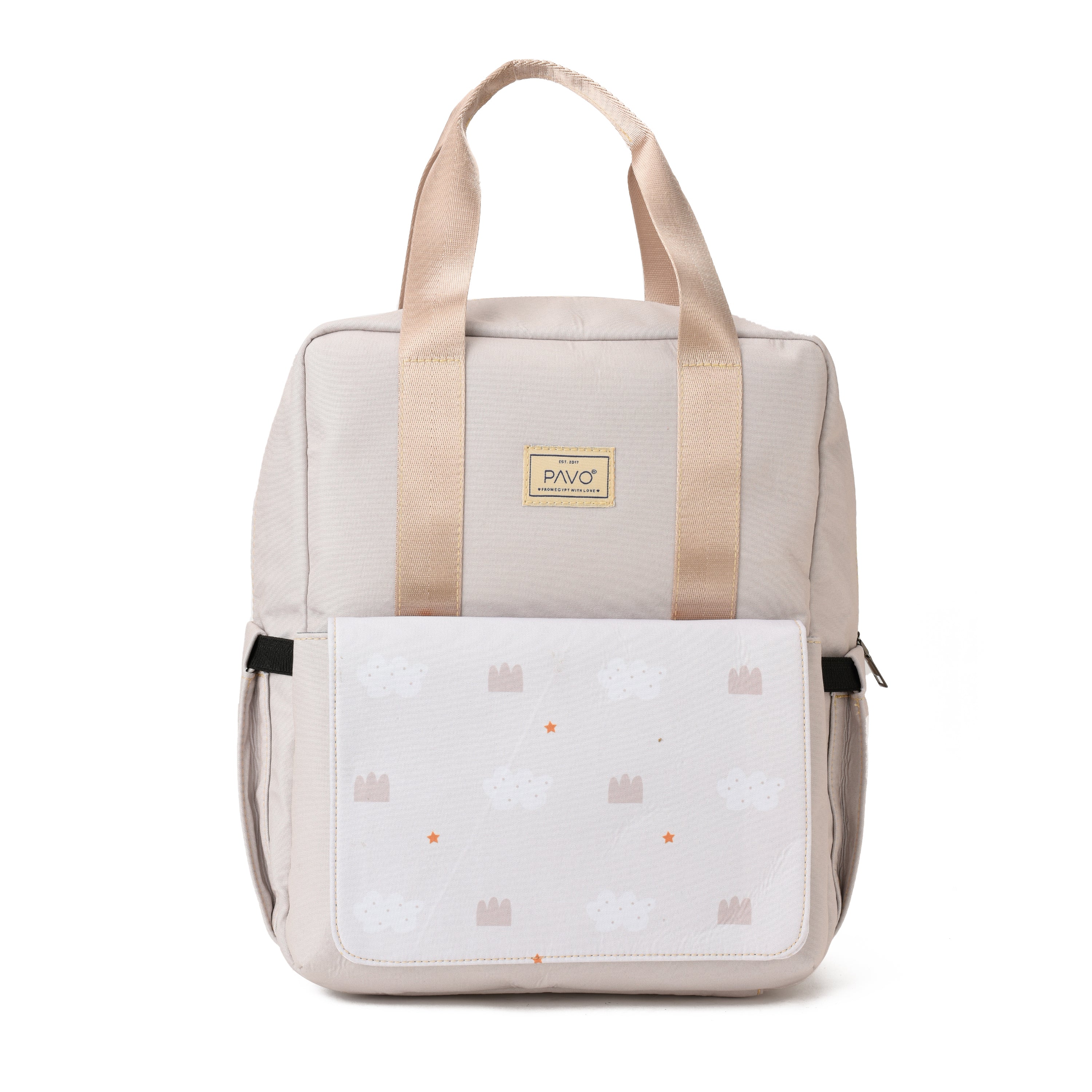 Mini Diaper bag Beige - PAVO Egypt