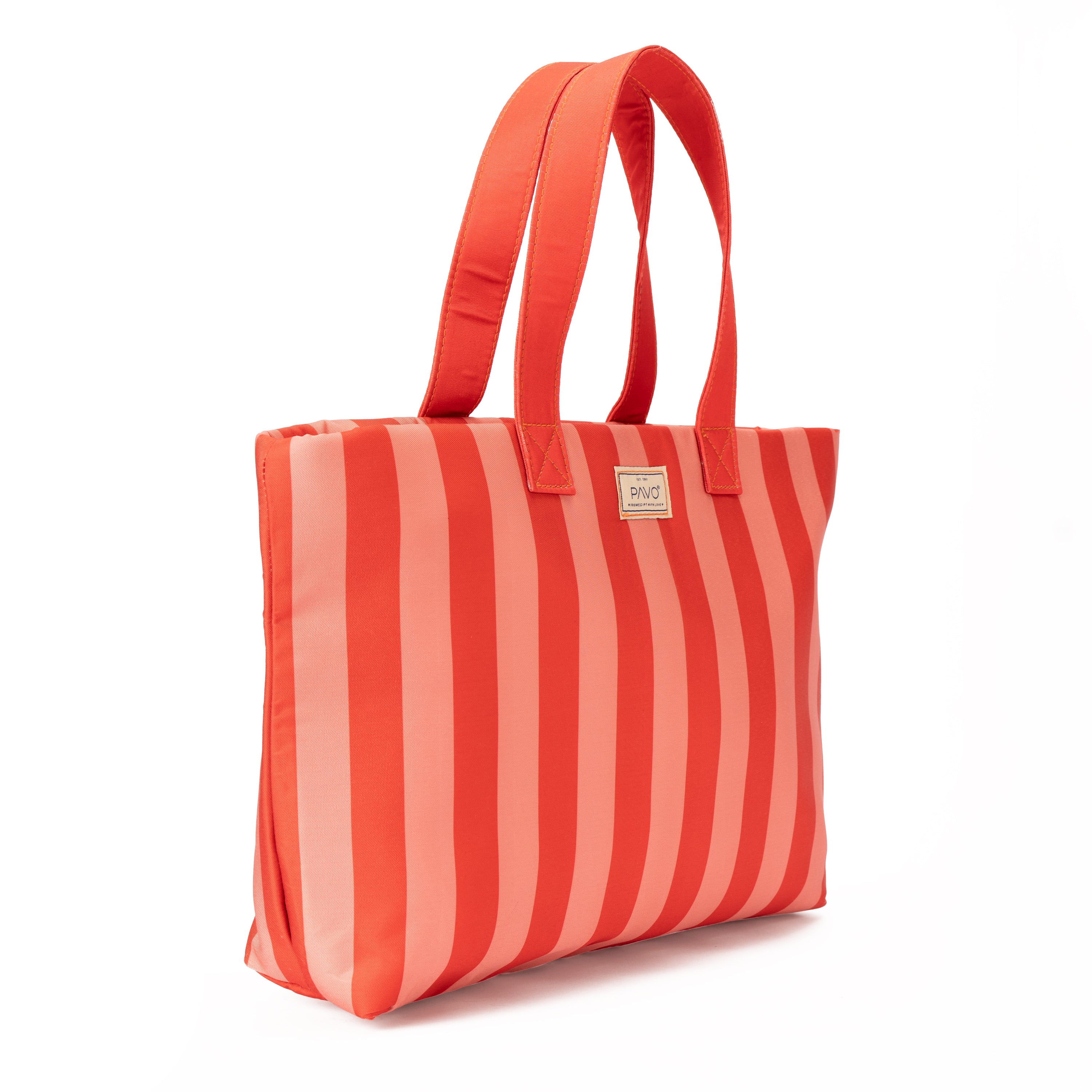 Striped Simon Tote Handbag
