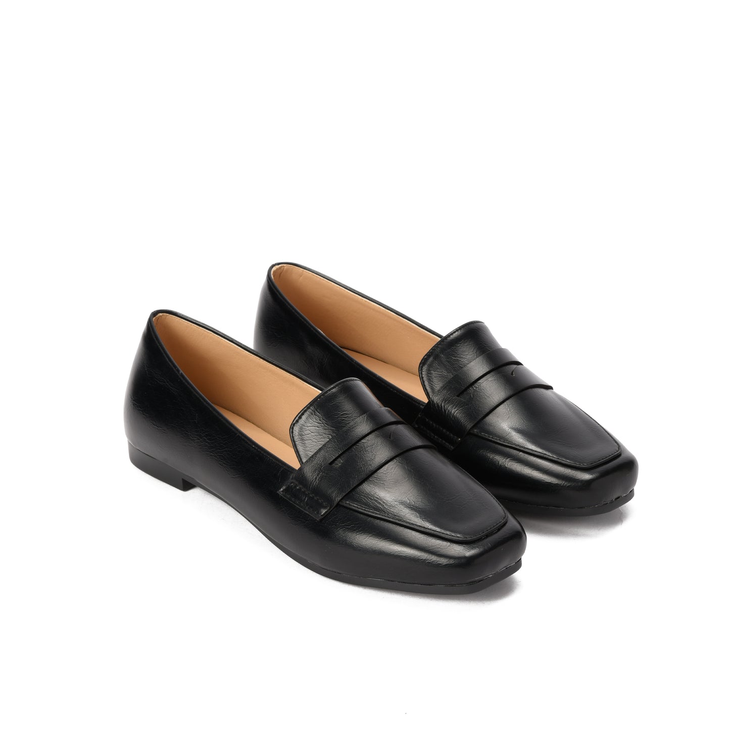 Black Leather loafer