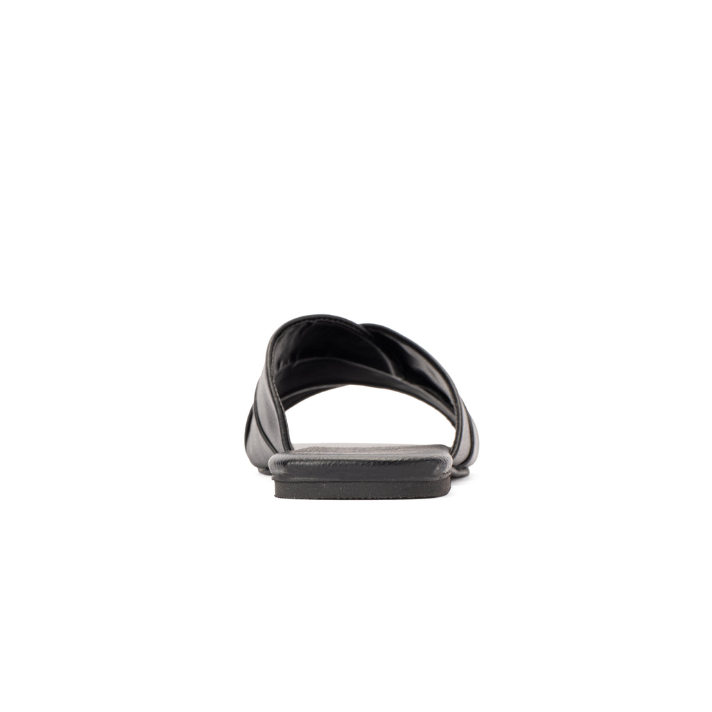 Black Elara Slipper
