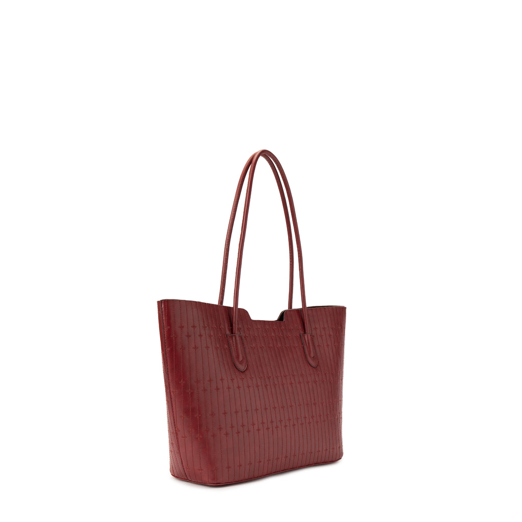 Burgundy Velvet ToteHandbag