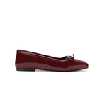 Burgundy Metallic Ballerina