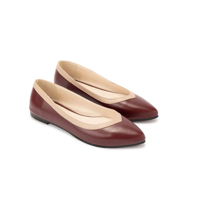Burgundy Elan Ballerina