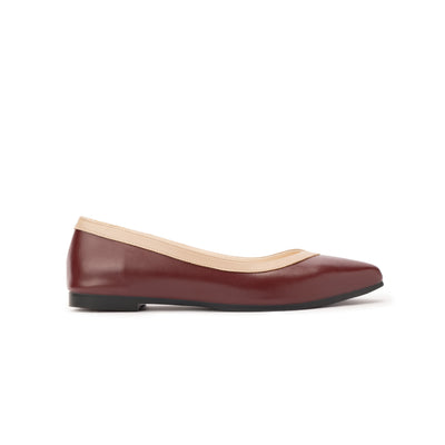 Burgundy Elan Ballerina