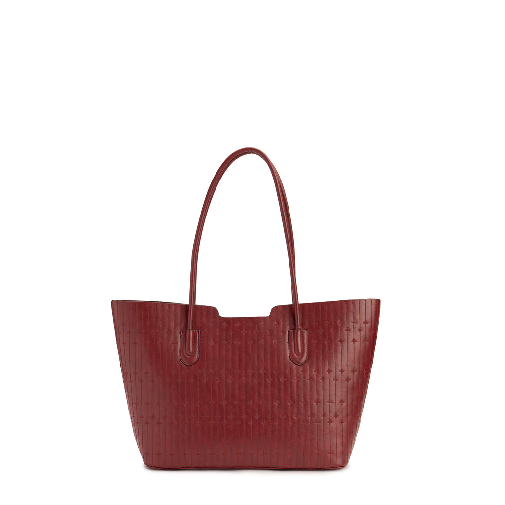 Burgundy Velvet ToteHandbag