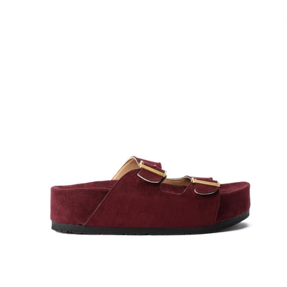 Burgundy Sway Slipper