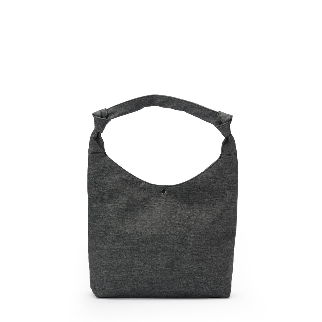 Grey Denim Handbag
