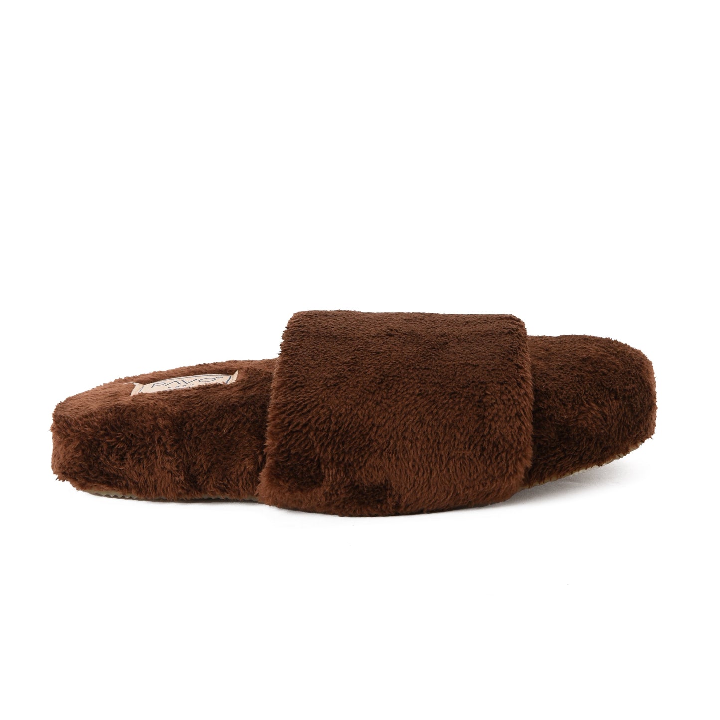 Slipper Fur Brown pavoegypt