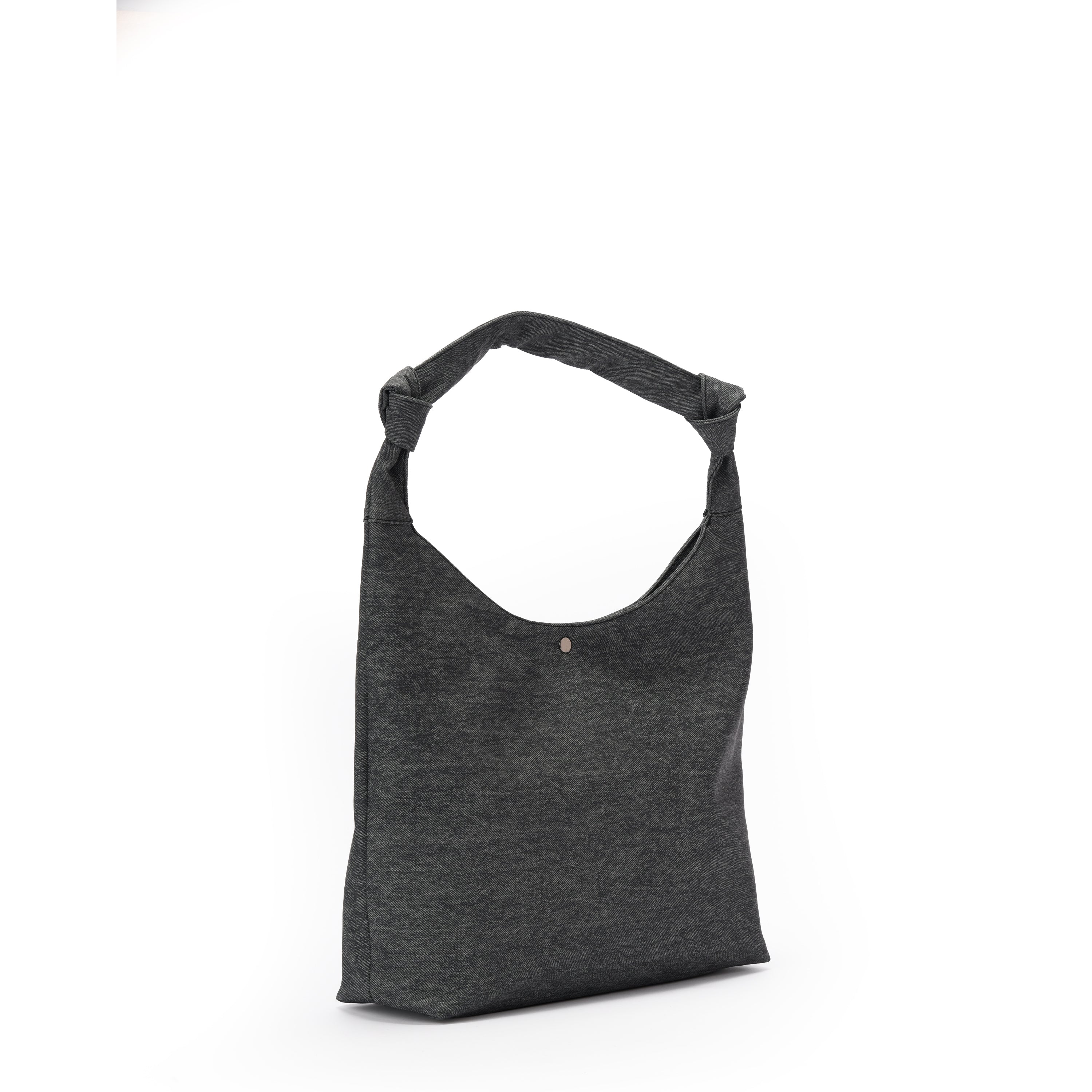 Grey Denim Handbag