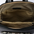 Laptop Black with Matrix embroideries fabric Backpack/Cross