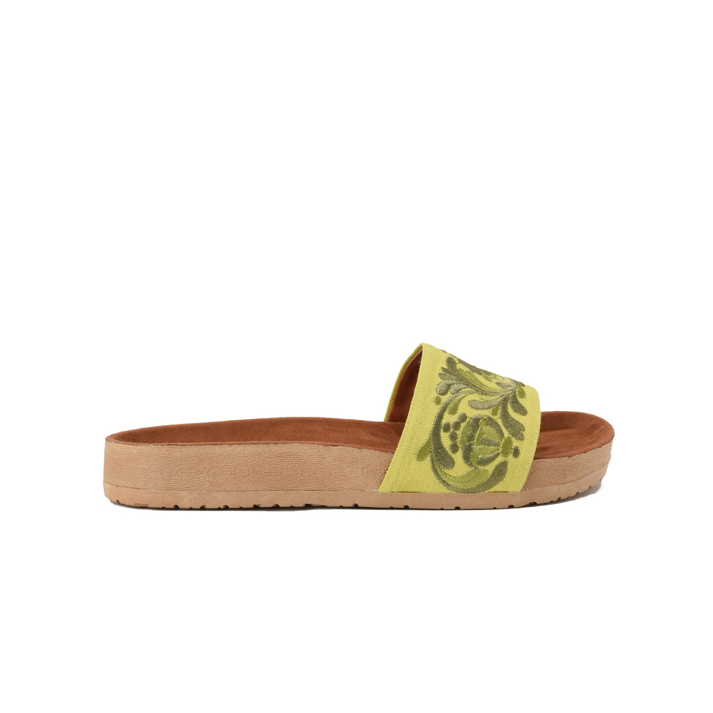 Slippers Lime wavy