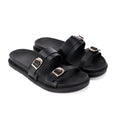 Black Lenny slipper - PAVO Egypt