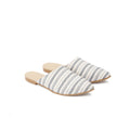 Navy Striped Mule