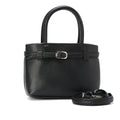 Black leather Mila Handbag